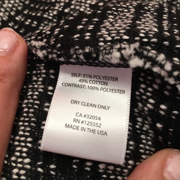 Dolan Open Cardigan Black and White size L - Picture 6 of 7